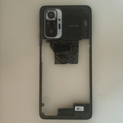 Середня частина Xiaomi Redmi Note 10 Pro з склом камери, NFC Оригінал Середня частина Xiaomi Redmi Note 10 Pro з склом камери, NFC Оригінал