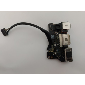 Плата с разъемом зарядки MagSafe 2, USB, аудио, I/O board для MacBook Air 13" 2013-2017 A1466/A1369