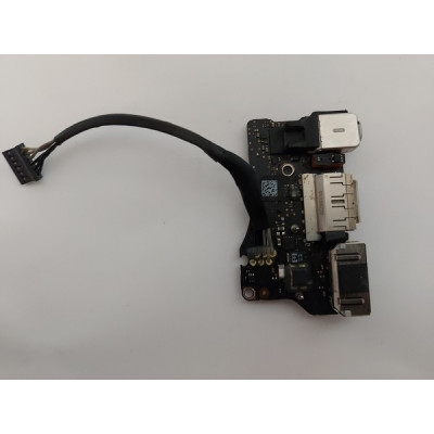 Плата с разъемом зарядки MagSafe 2, USB, аудио, I/O board для MacBook Air 13" 2013-2017 A1466/A1369