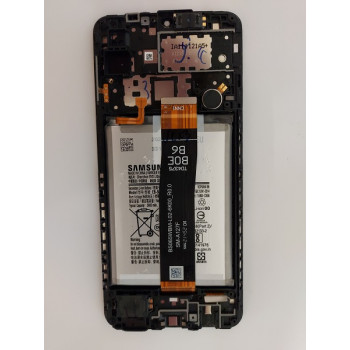 Дисплей (экран ) Средняя часть Samsung A12 A127 в рамке Оригинал (под срезку)