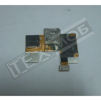 Шлейф із конектором SIM та конектором картки пам'яті для телефону HTC Desire 601