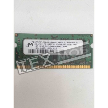 Оперативна пам'ять Micron 1GB 1RX8 PC2-6400S-666-13-BO DDR 2