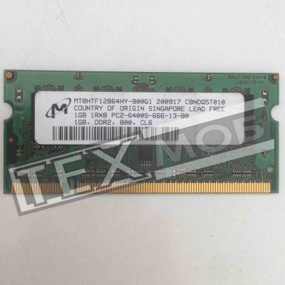 Оперативна пам'ять Micron 1GB 1RX8 PC2-6400S-666-13-BO DDR 2