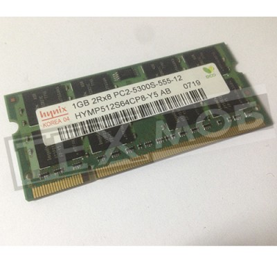 Оперативна пам'ять Hynix 1Gb 2Rx8 PC2-5300S-555-12 667MHz DDR2