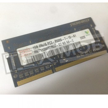 Оперативна пам'ять Hynix 1GB Laptop RAM 2Rx16 PC3-8500S-7-10-A1 DDR3 1066Mhz