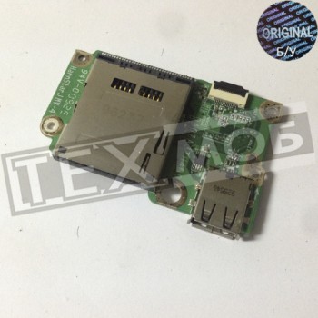 Плата з роз'ємом USB та карт-рідером Acer Aspire one A0751H-52Bk ZA3