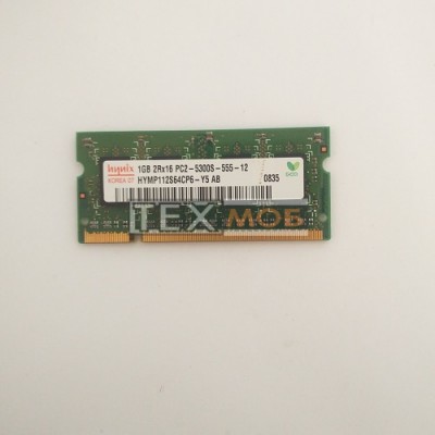 Оперативна пам'ять Hynix 1Gb 2Rx16 PC2-5300S-555-12 667MHz DDR2