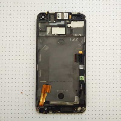 Дисплей HTC One M7 801e, чорний, із сенсорним екраном у рамці