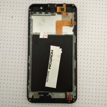 Оригінальний Дисплей (Модуль) + Сенсор (Тачскрін) в рамці для Homtom HT16 Оригінальний Дисплей (Модуль) + Сенсор (Тачскрін) в рамці для Homtom HT16