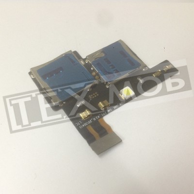 Шлейф з конектором Sim та карти пам'яті Копія SAMSUNG Galaxy S4 GT-i9500 A3LGTi9500