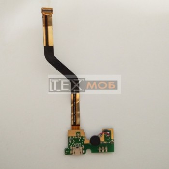 Нижня плата Bravis A553 з конектором заряджання, мікрофоном Нижня плата Bravis A553 з конектором заряджання, мікрофоном