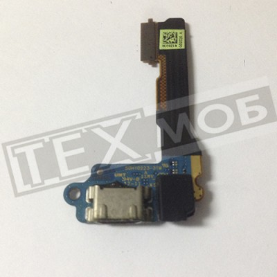  Шлейф з коннектором зарядки та мікрофоном HTC 601n One mini