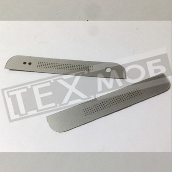 Верхня нижня накладка корпусу для мобільного телефону HTC One mini 601n, срібляста