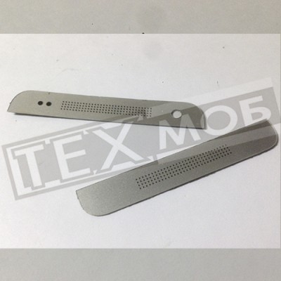 Верхня нижня накладка корпусу для мобільного телефону HTC One mini 601n, срібляста