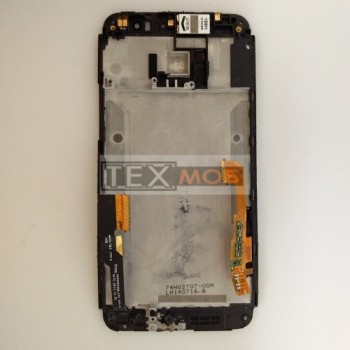 Дисплей (складання Екран та сенсор) у рамці HTC One E8 Original.