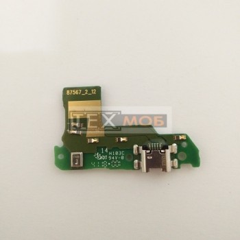 Нижня плата з коннектором зарядки, мікрофоном Huawei Y6 2018 ATU-L21 Нижня плата з коннектором зарядки, мікрофоном Huawei Y6 2018 ATU-L21