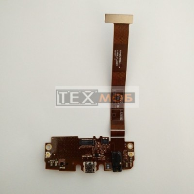 Шлейф LG H955 G Flex 2 з конектором заряджання, мікрофоном. Original.