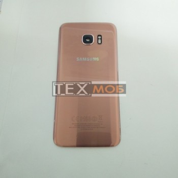Задня кришка Samsung G935FD Galaxy S7 Edge Pink Gold Orig. Б/У