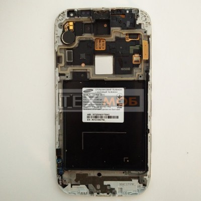 Дисплей (складання Екран та сенсор) у рамці Samsung I9500 Galaxy S4 Orig