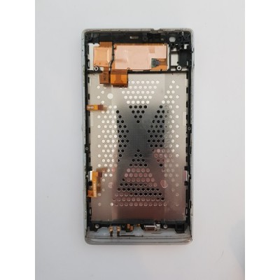 Дисплей та сенсор у рамці Sony Xperia SP C5303 Б/В (білий)