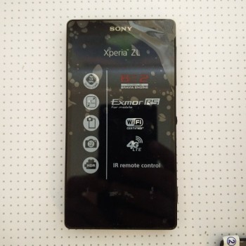 Дисплей у рамці Sony Xperia ZL C6503 новий у зборі зі шлейфами з динаміками