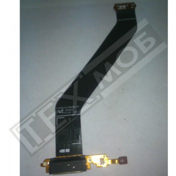 Шлейф для планшетів Samsung P7500 Galaxy Tab, P7510 Galaxy Tab, мікрофона, конектора заряджання, з компонентами